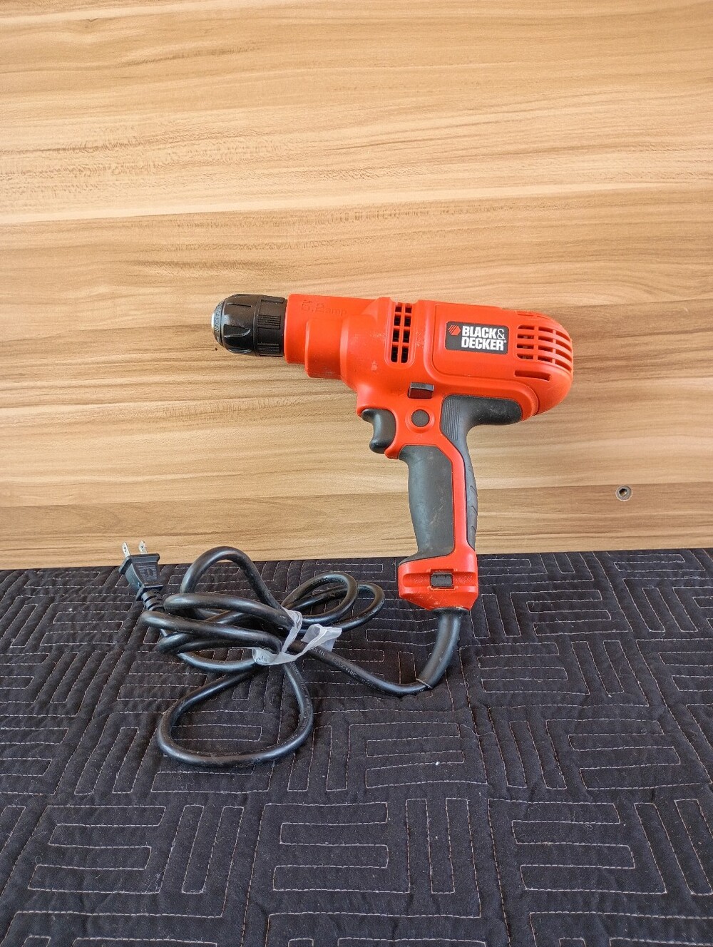 Black & Decker Red Corded Drill